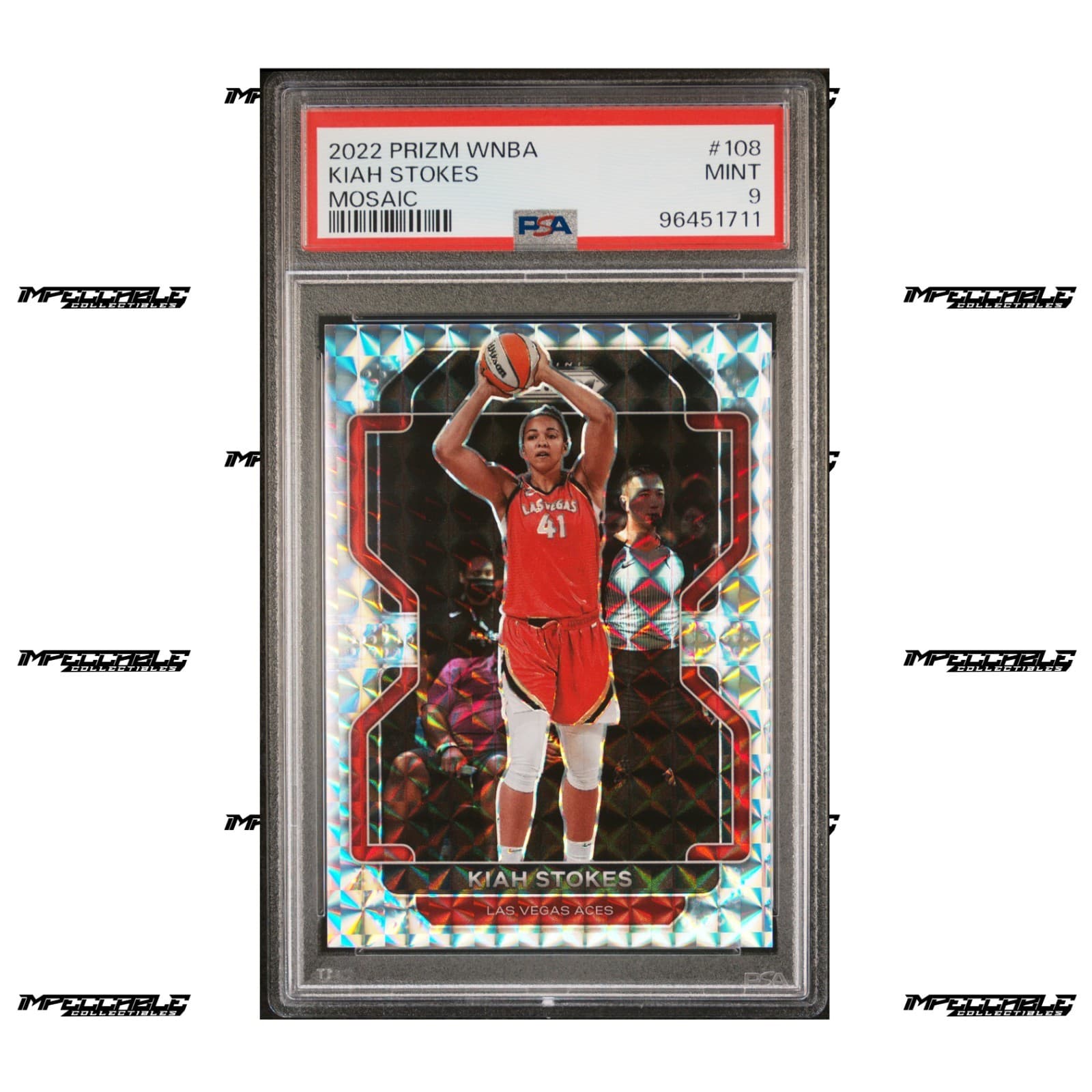 Mosaic Kiah Stokes 2022 Panini Prizm 2022 Panini Prizm
