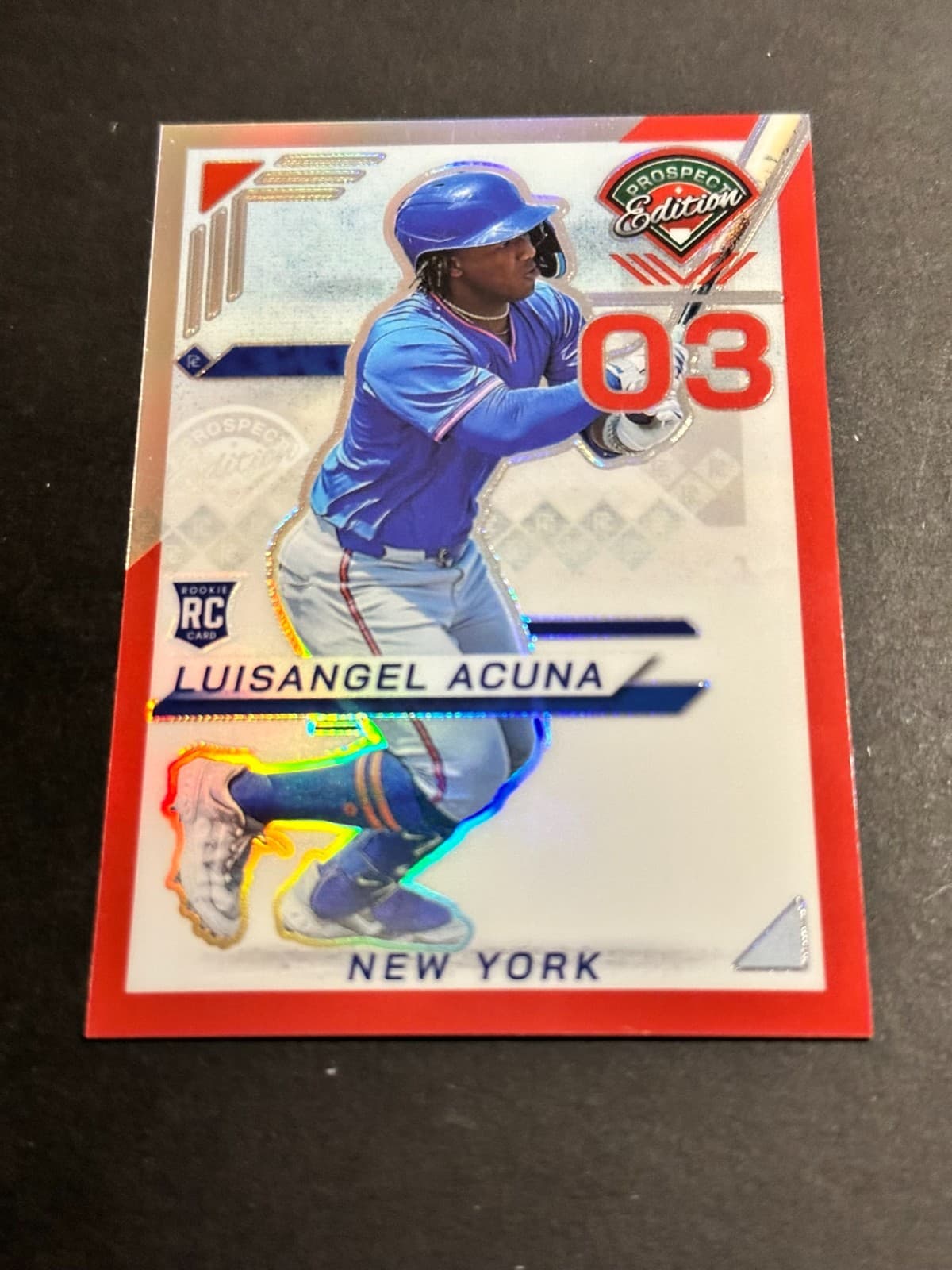 Prospect Edition 2025 Panini 2025 Panini holo-red