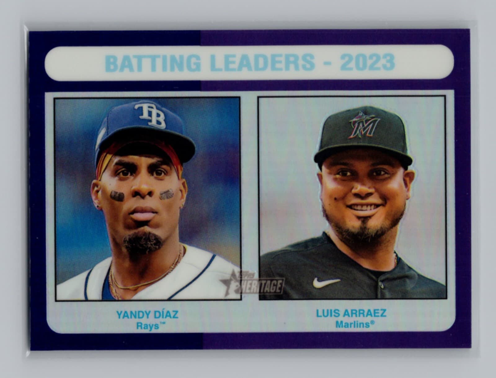 Batting Leaders Diaz 2024 Topps Heritage 2024 Topps Heritage
