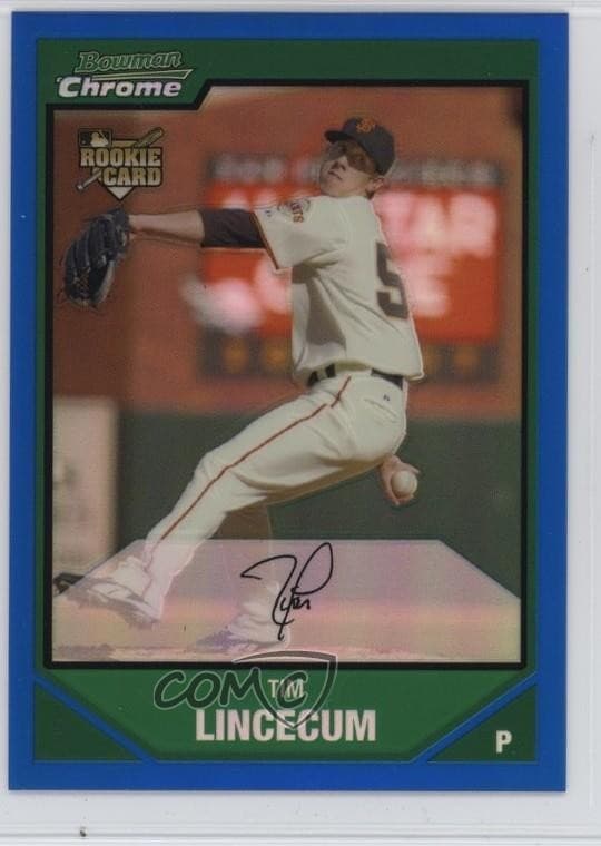 Blue Tim Lincecum 2007 Bowman Chrome 2007 Bowman Chrome