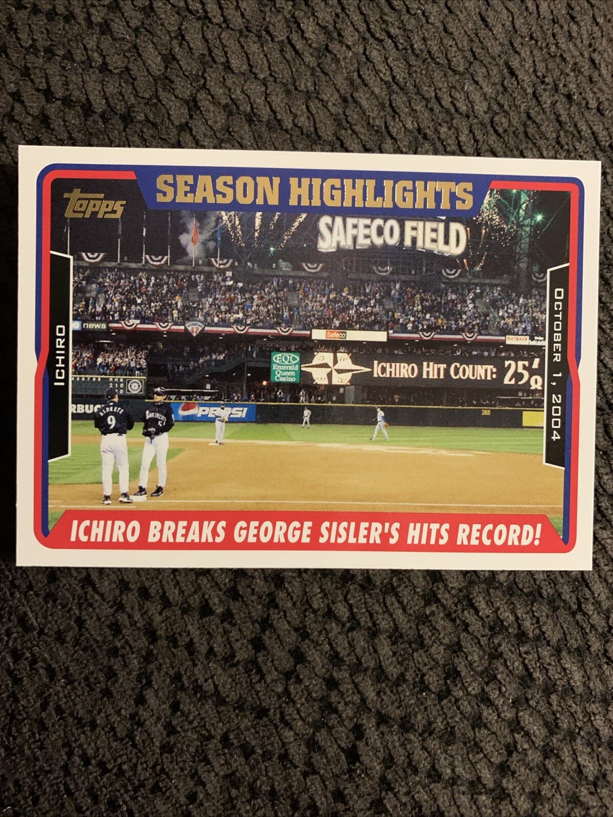 SEASON HIGHLIGHTS ICHIRO BREAK 2004 Topps 2004 Topps