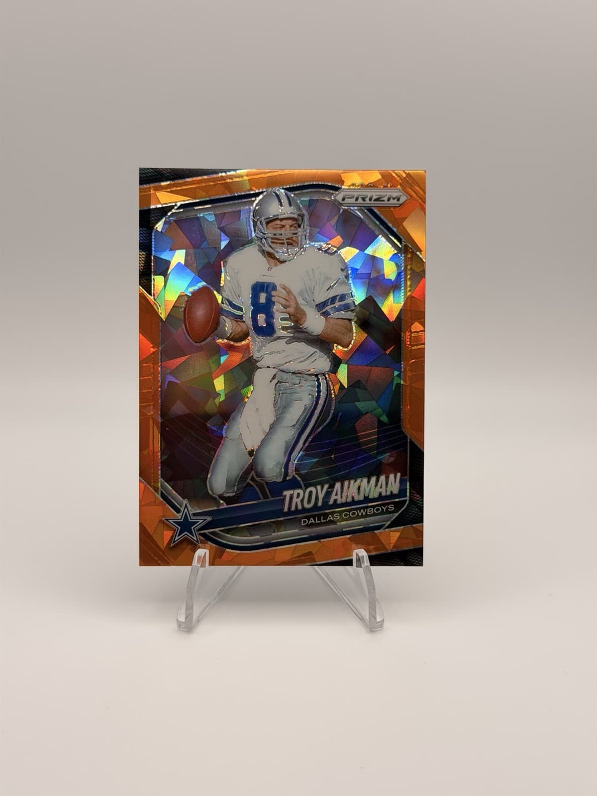 Troy Aikman trading card