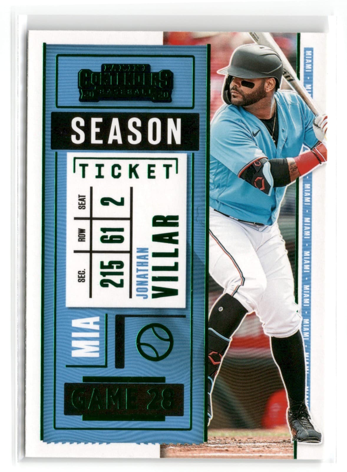 Season Ticket Green 2020 Panini Contenders 2020 Panini Contenders