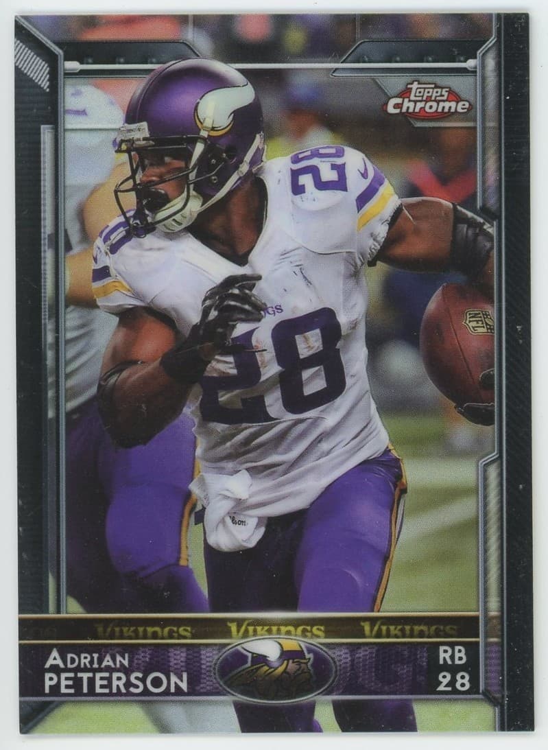 Adrian Peterson 2015 Topps Chrome 2015 Topps Chrome