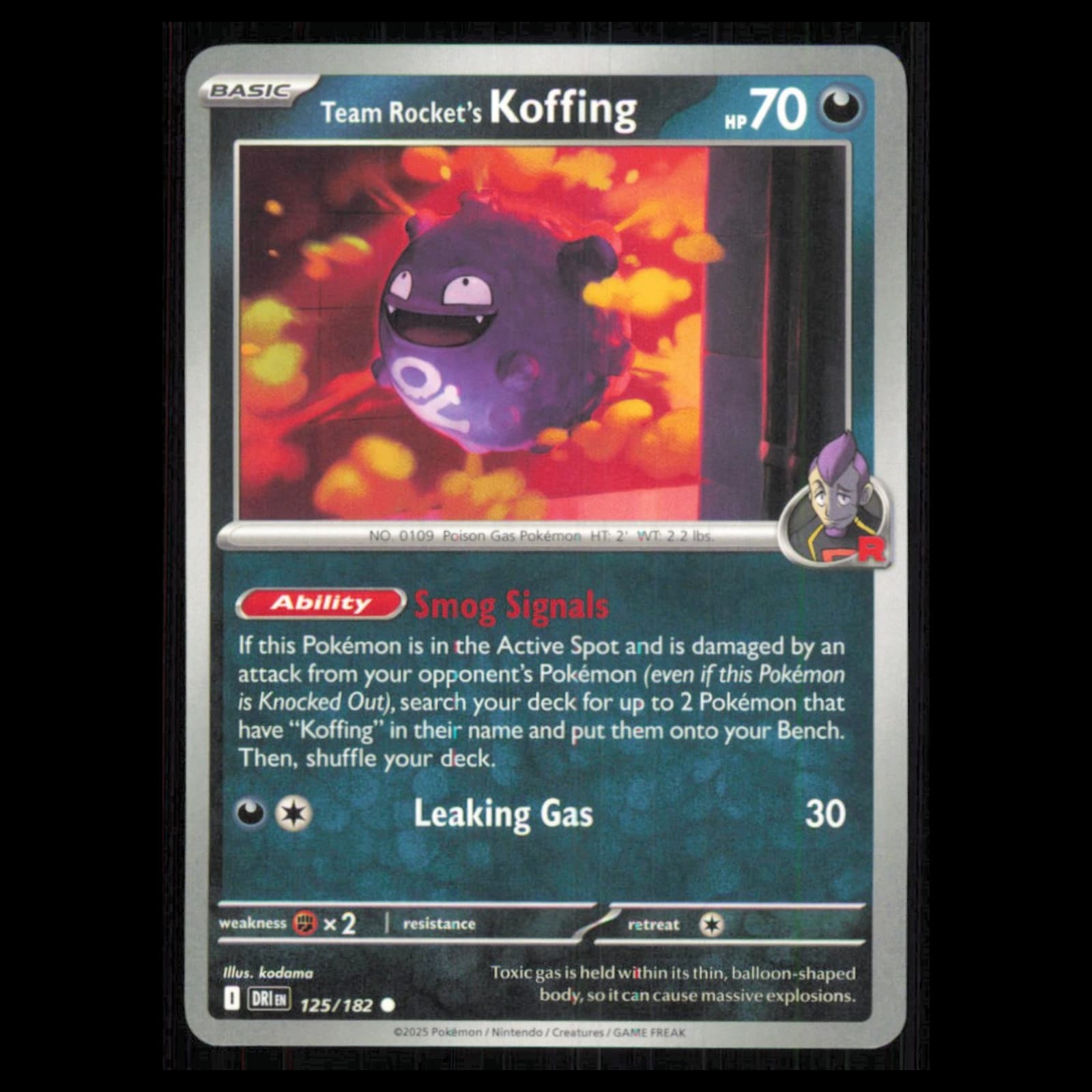 Team Rockets Koffing 2025 Unknown 2025 Unknown