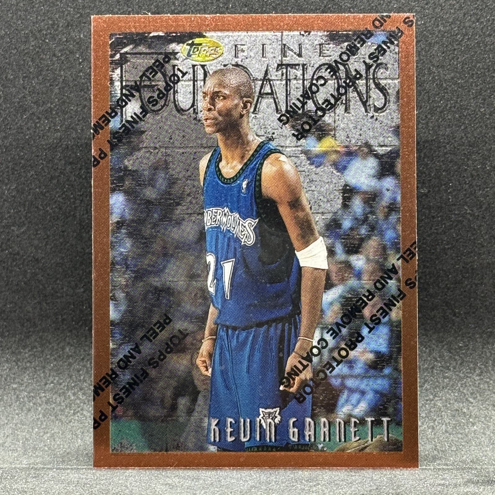Kevin Garnett Foundations 1996 Topps Finest 1996 Topps Finest