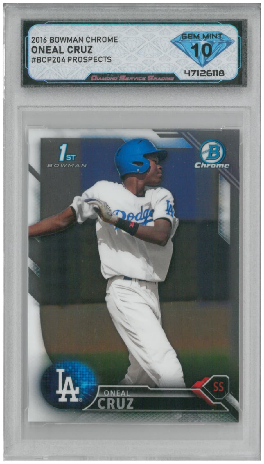 ONEAL CRUZ Prospects 💎 DSG 10 2016 Bowman Chrome 2016 Bowman Chrome