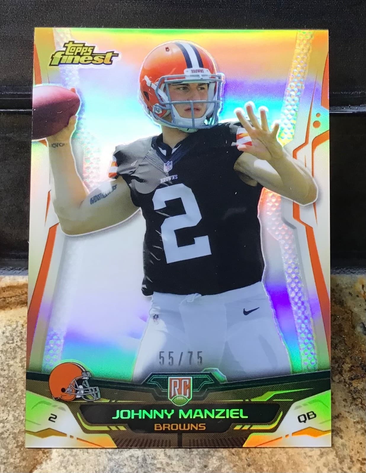Johnny Manziel Gold 2014 Topps Finest 2014 Topps Finest