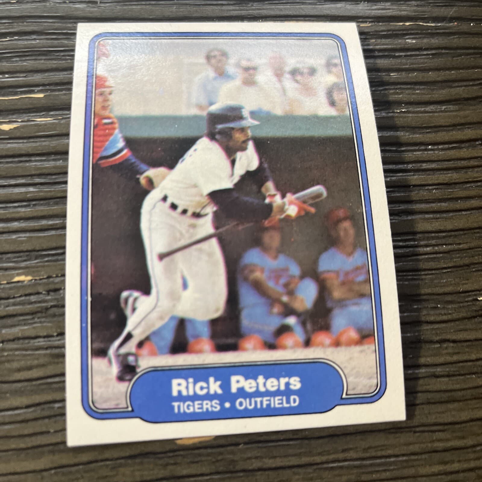Rick Peters Detroit 1982 Fleer