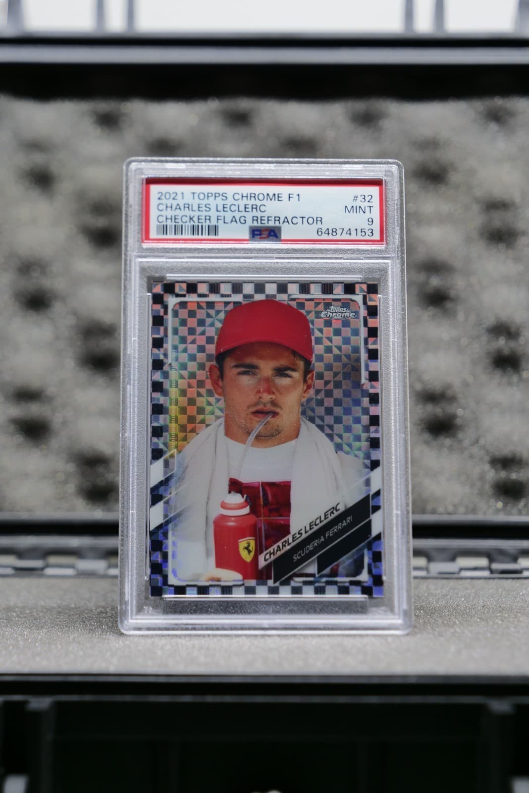 Charles Leclerc Checker 2021 Topps
