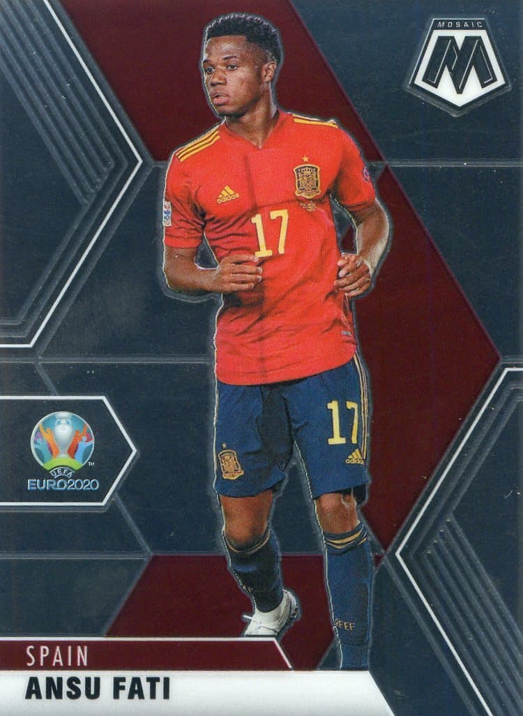 -21 EURO ANSU FATI SPAIN 2020 Panini Mosaic 2020 Panini Mosaic