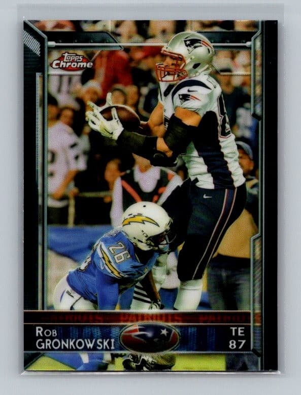 Rob Gronkowski New 2015 Topps Chrome 2015 Topps Chrome