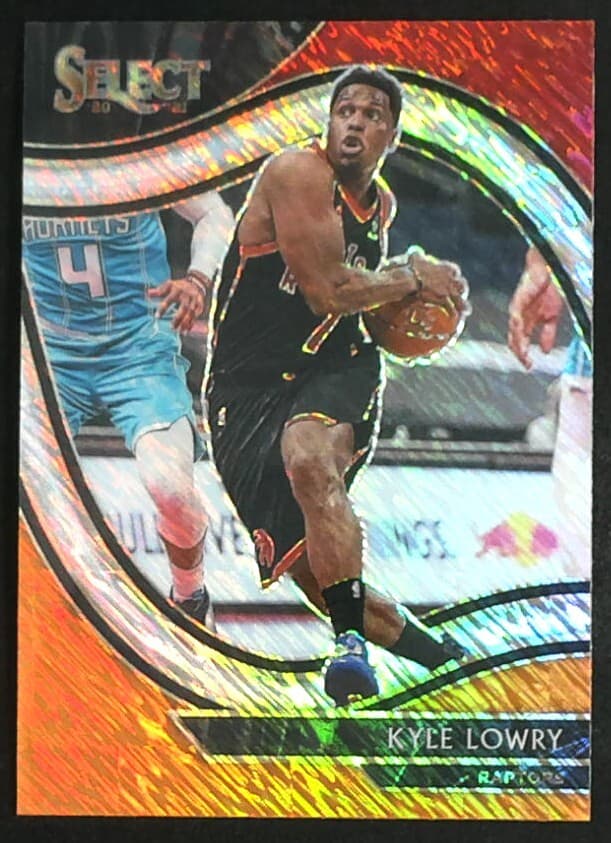 Kyle Lowry 2020 Panini Select 2020 Panini Select orange-red