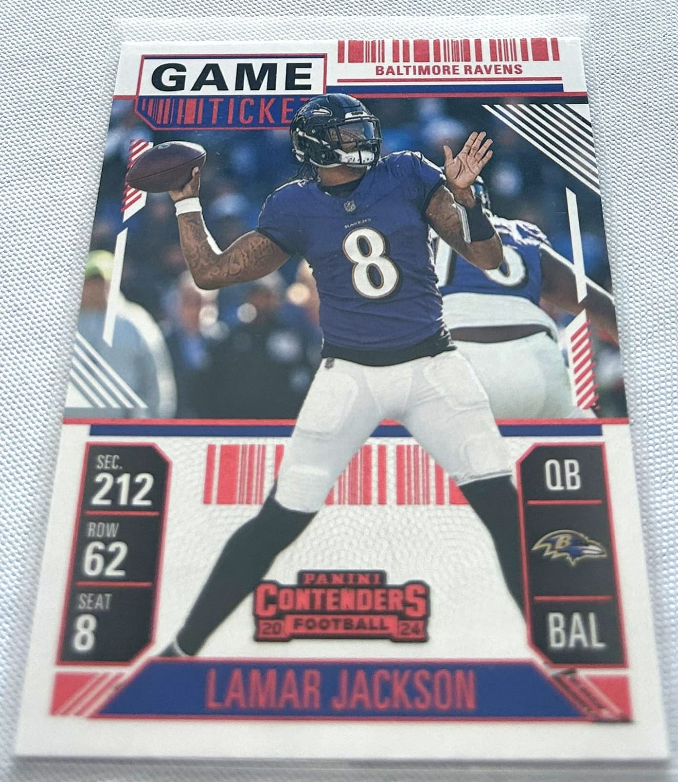 Football Lamar Jackson 2024 Panini Contenders 2024 Panini Contenders