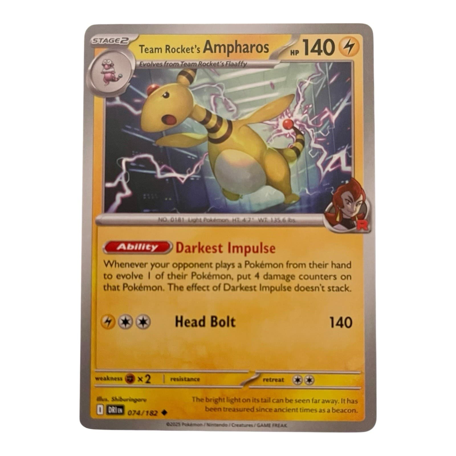 Team Rockets Ampharos 2025 Unknown 2025 Unknown