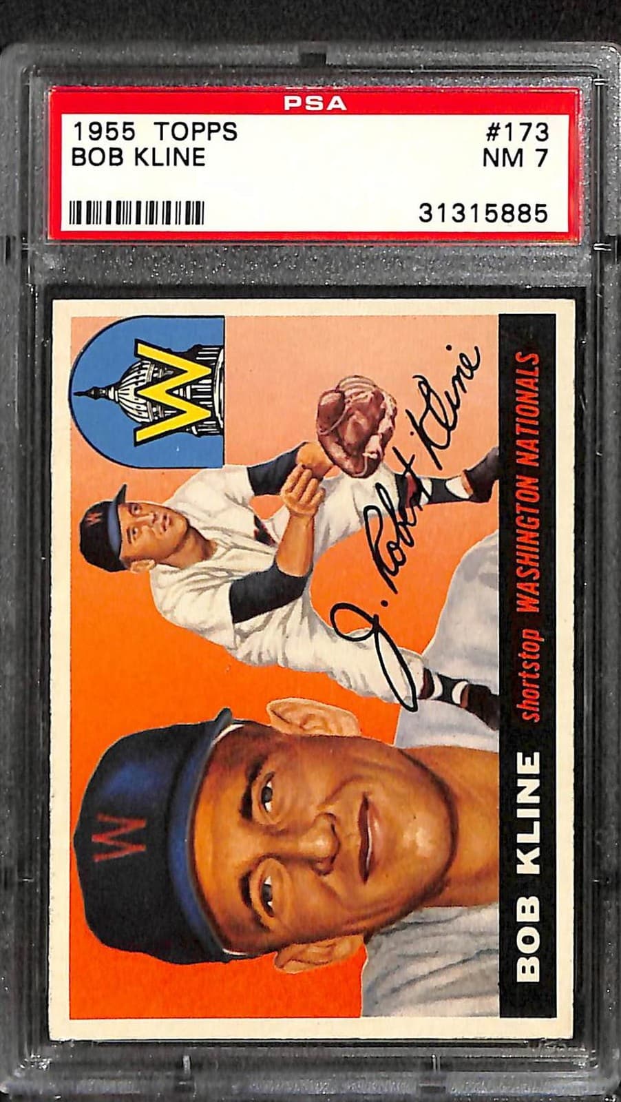 Bob Kline 1955 topps Topps