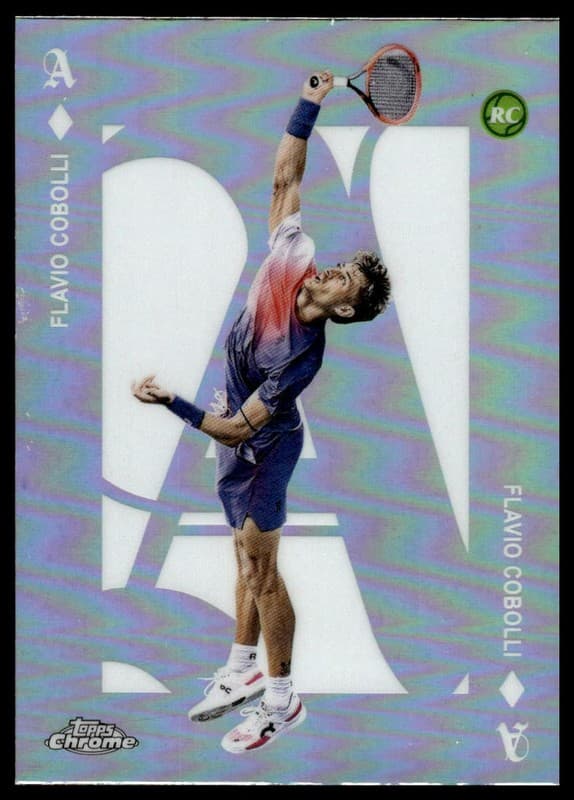 Tennis Flavio Cobolli 2025 Topps Chrome 2025 Topps Chrome refractor