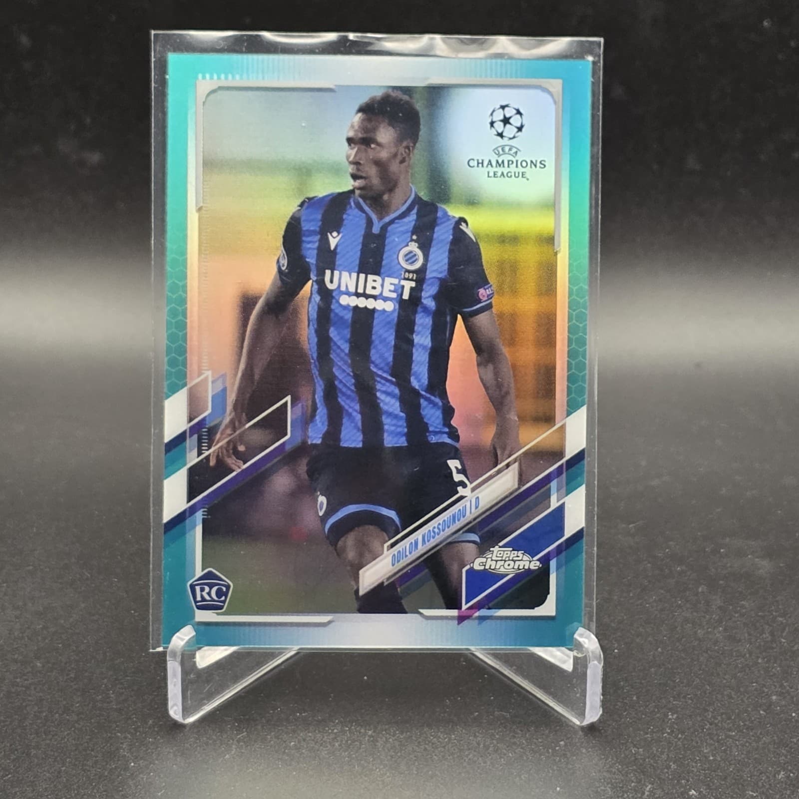 Uefa Champions League 2020 Topps Chrome 2020 Topps Chrome aqua-refractor