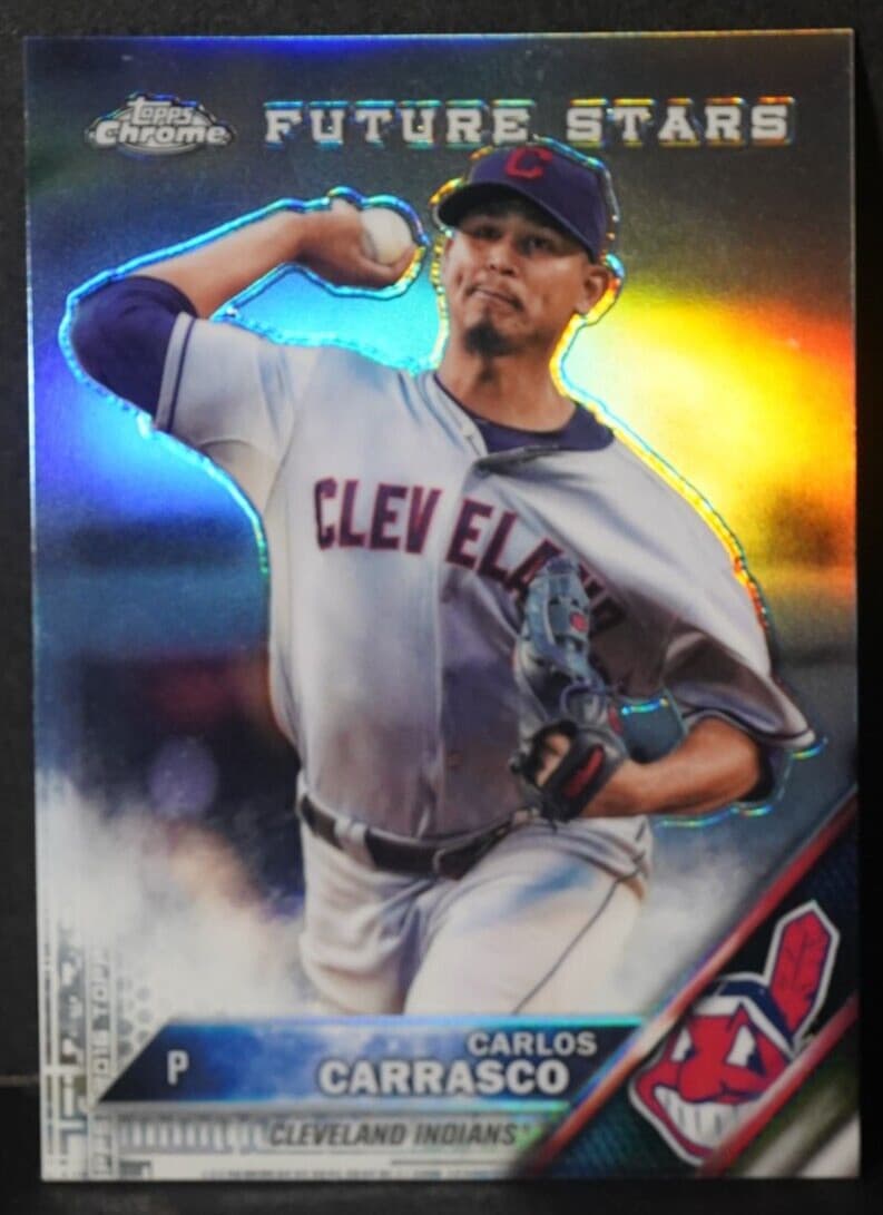 CARLOS CARRASCO— 2016 Topps Chrome 2016 Topps Chrome refractor