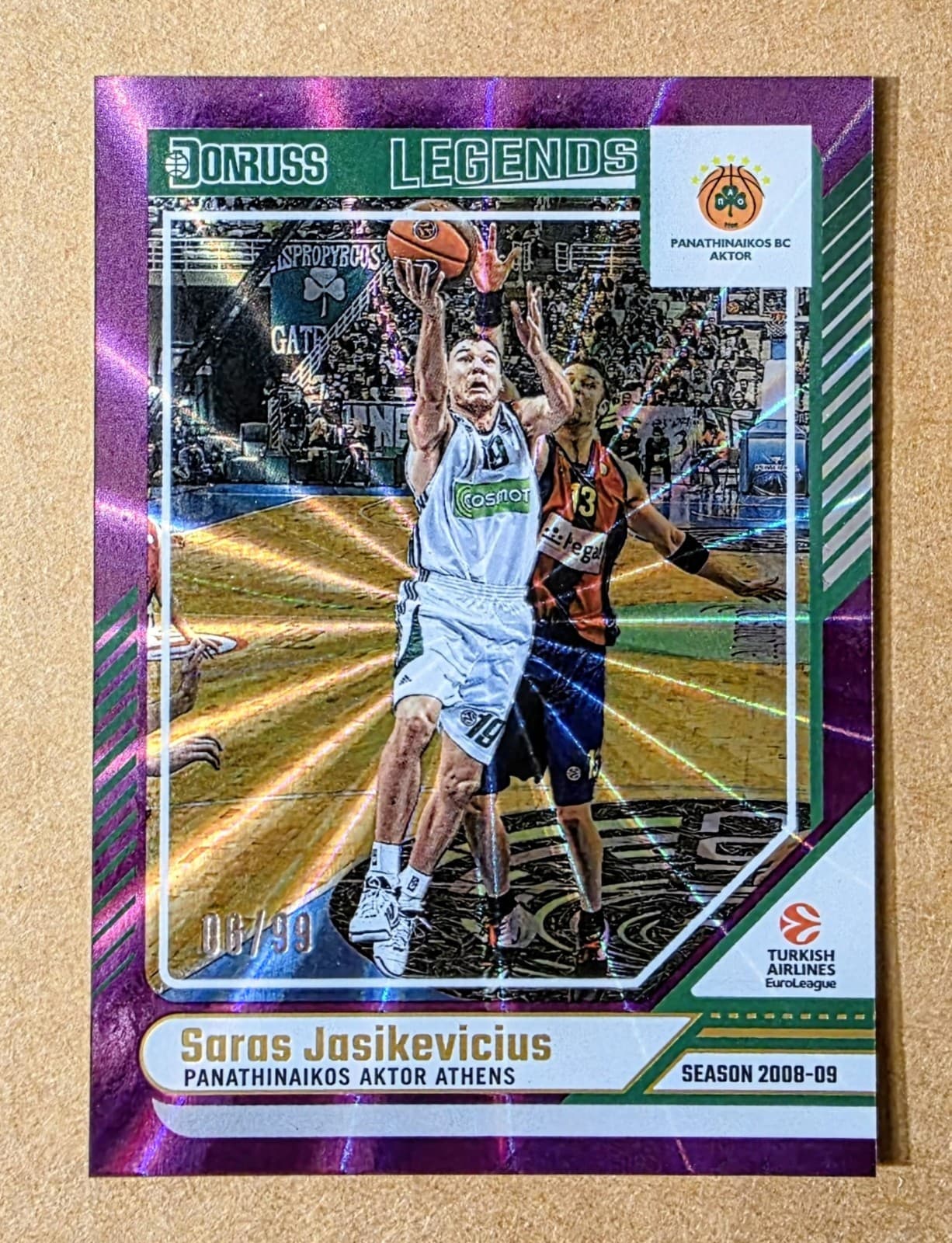 League Saras Jasikevicius 2024 Donruss 2024 Donruss