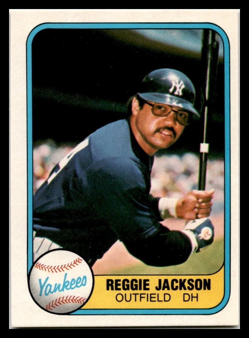 Reggie Jackson New 1981 Fleer 1981 Fleer