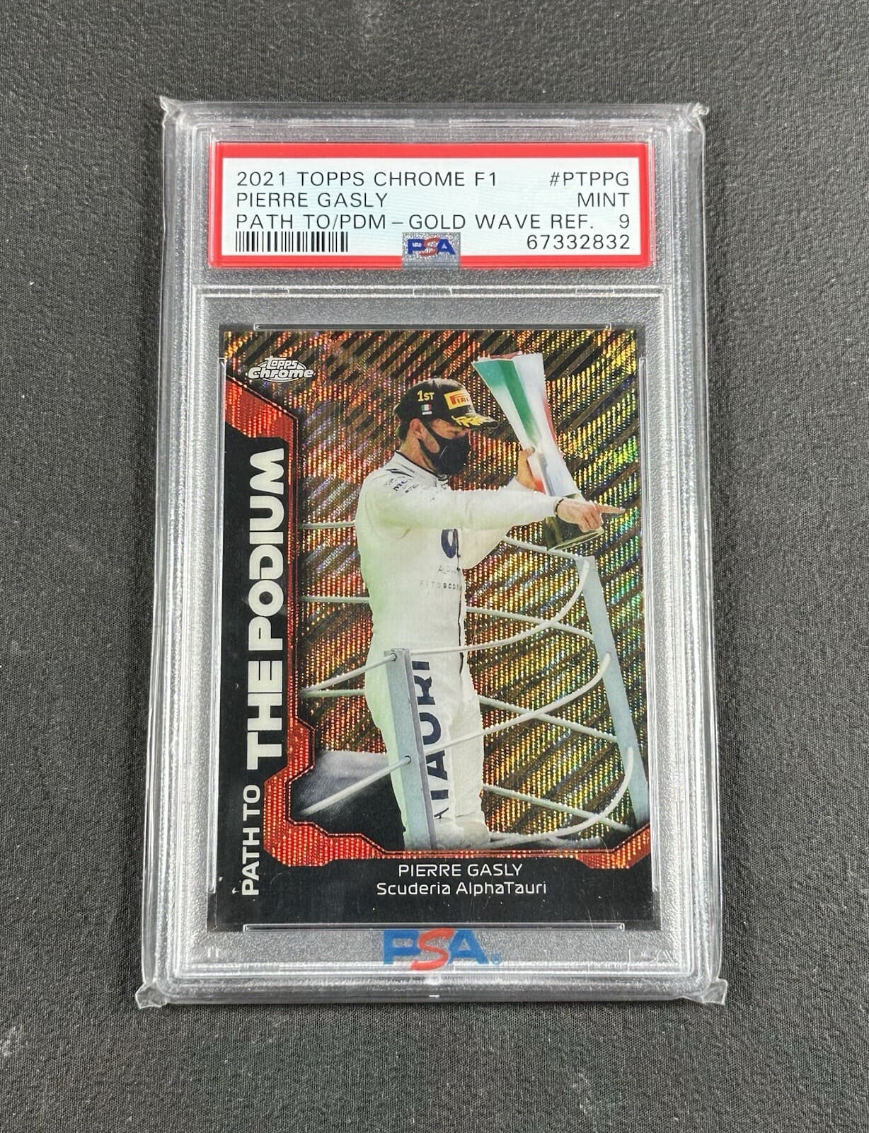 Pierre Gasly Path 2021 Topps Chrome 2021 Topps Chrome gold
