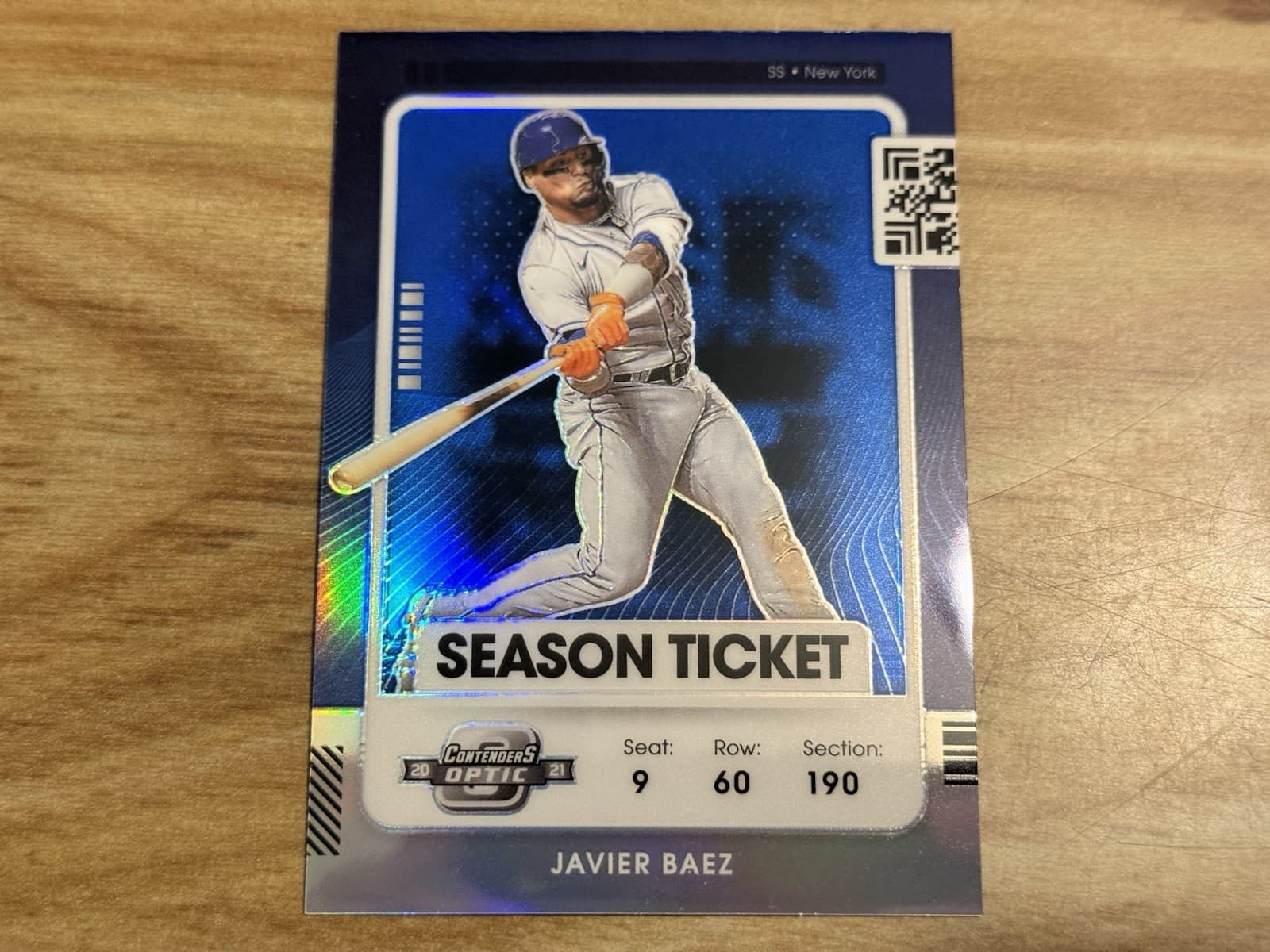Optic Javier Baez 2021 Panini Contenders 2021 Panini Contenders
