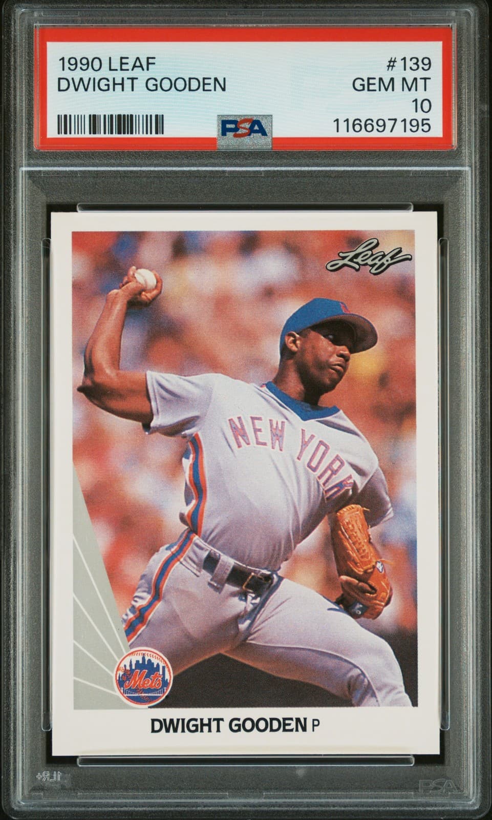 DWIGHT GOODEN 1990 Leaf 1990 Leaf