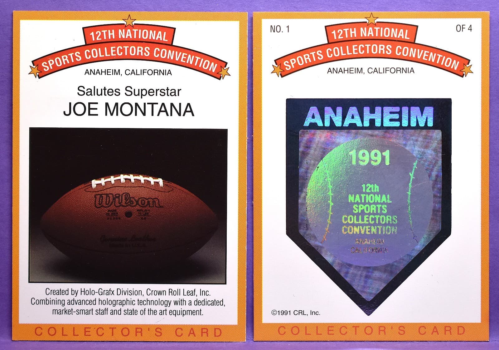 Joe Montana 1991 Unknown
