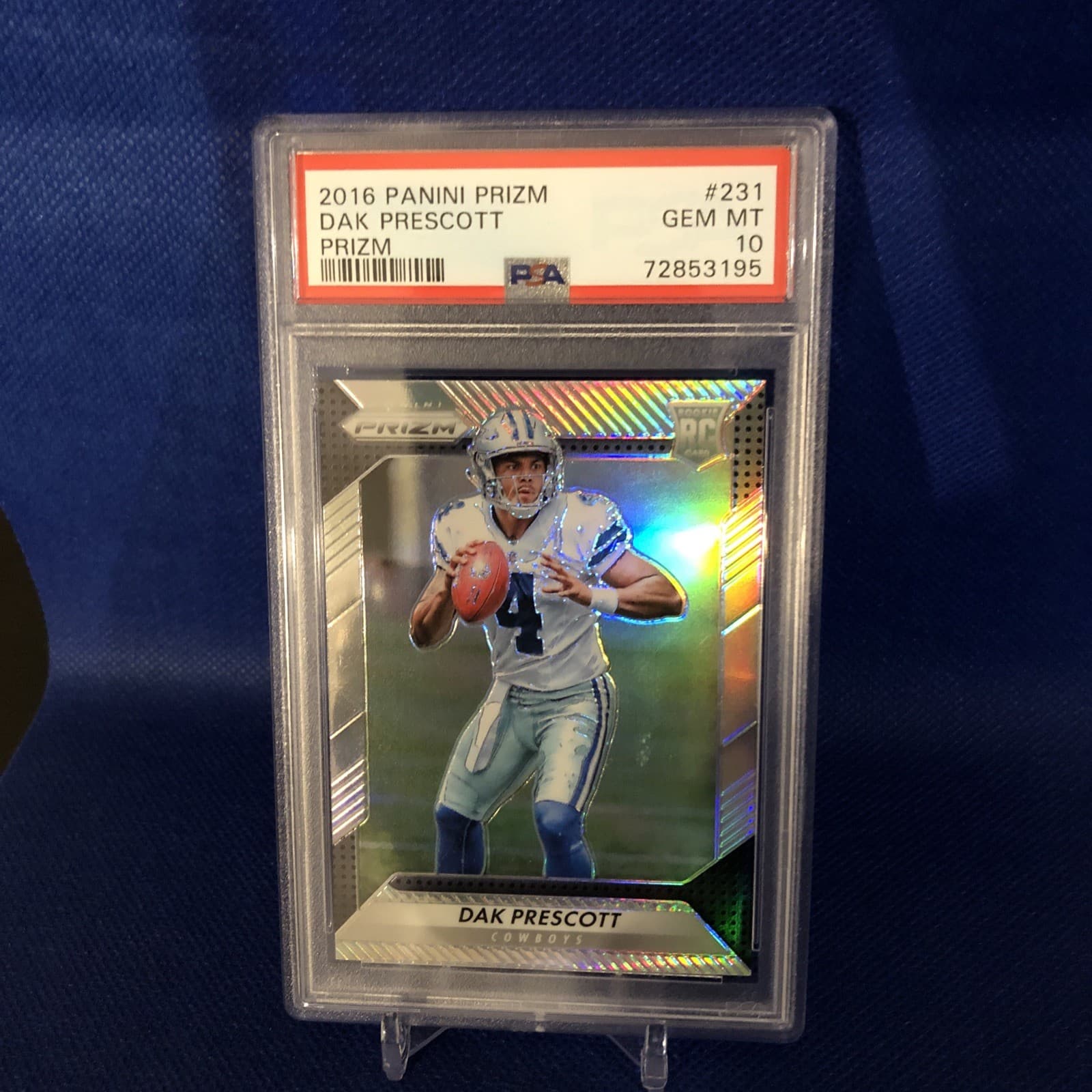 Dak Prescott Silver 2016 Panini Prizm