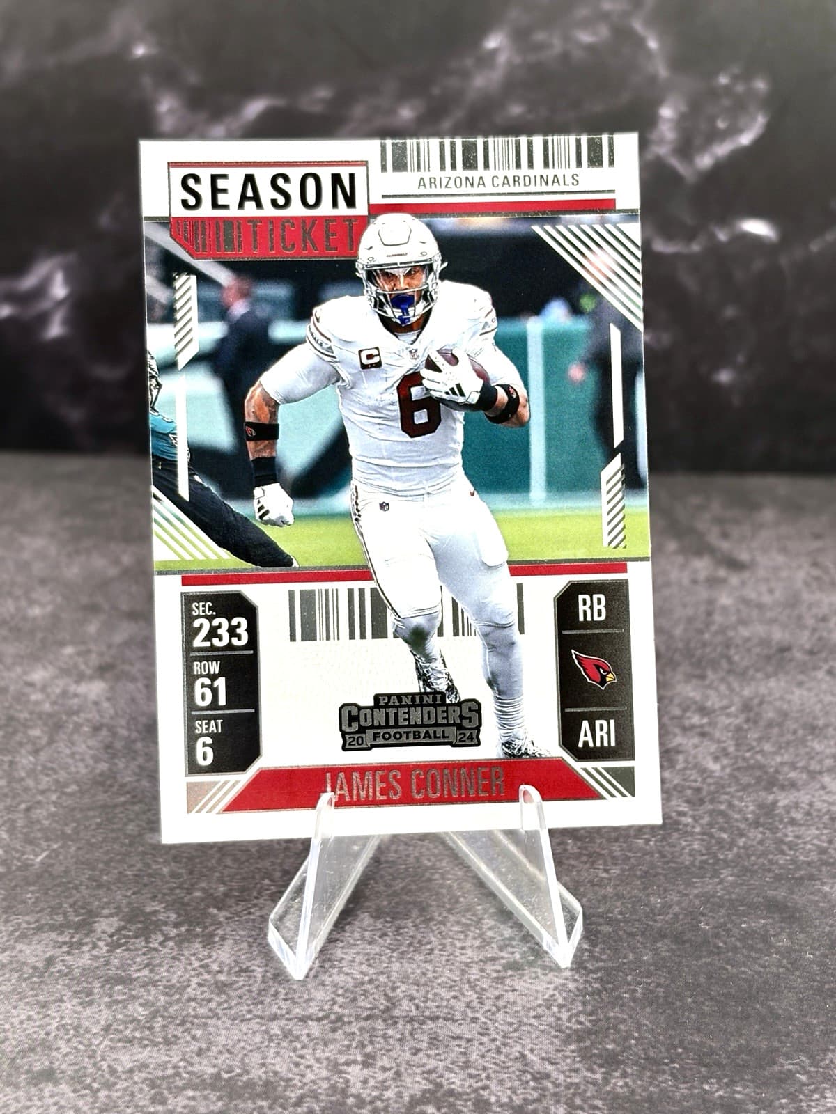 football RED SEASON TICKET JAM 2024 Panini Contenders 2024 Panini Contenders