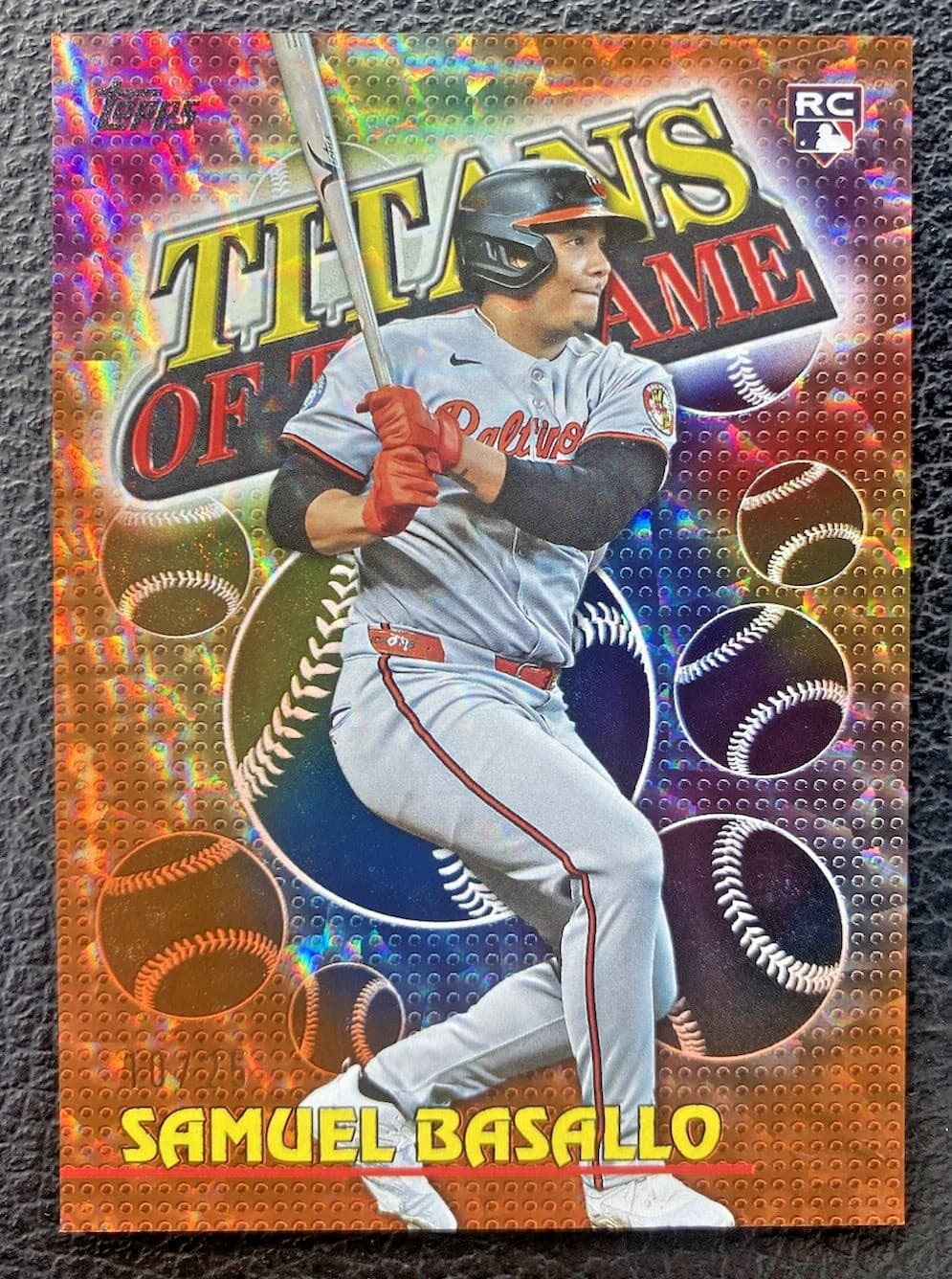 Samuel Basallo Orange 2026 Topps 2026 Topps foil-orange