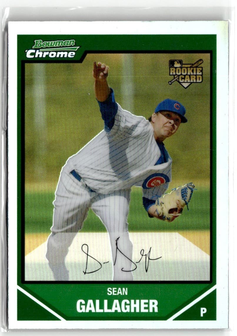 Sean Gallagher 2007 Bowman Chrome 2007 Bowman Chrome refractor