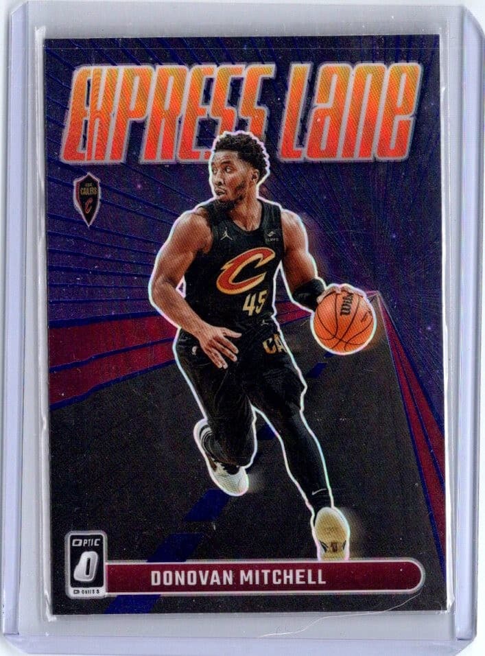 Donovan Mitchell Express 2023 Donruss Optic 2023 Donruss Optic purple
