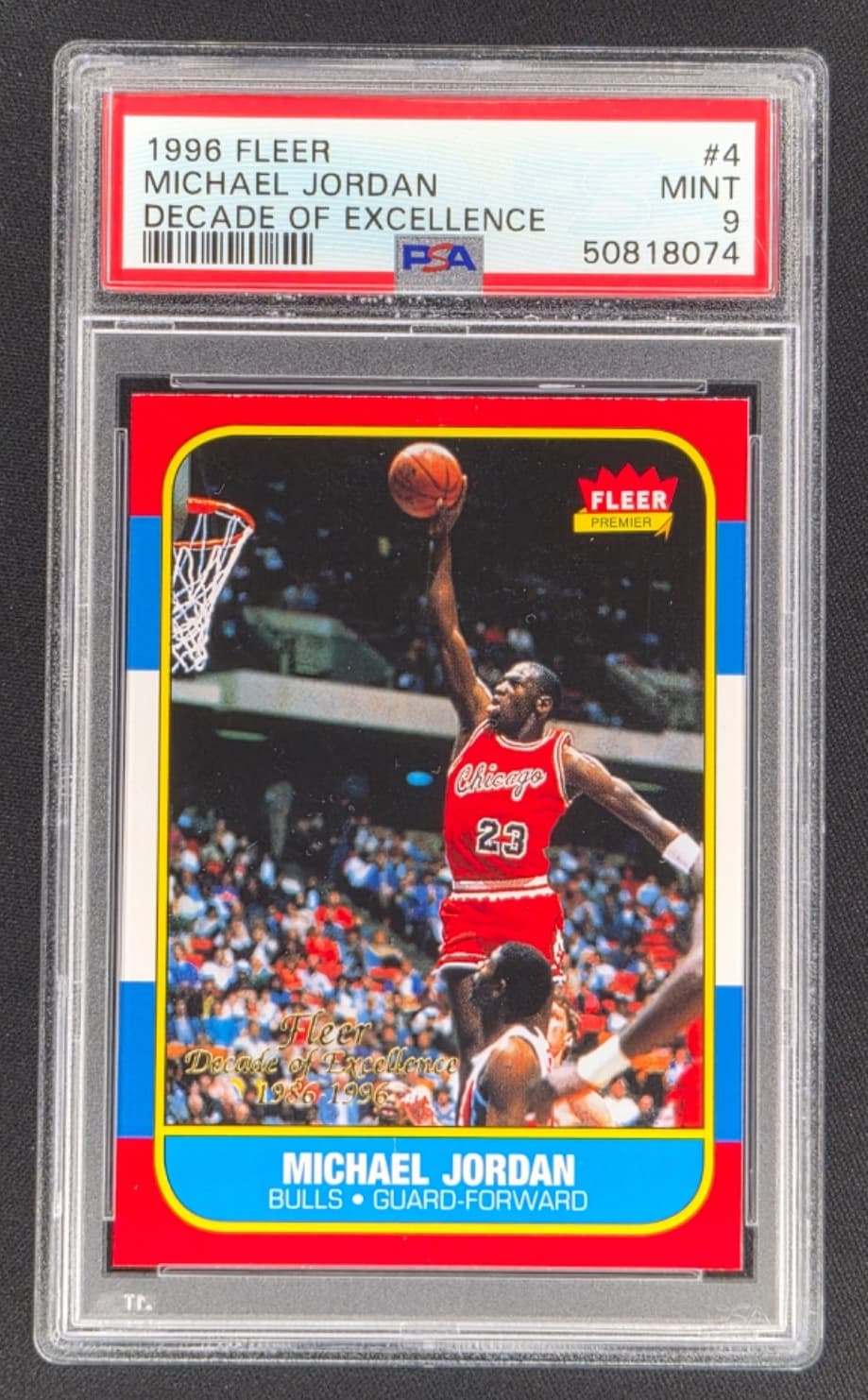 Michael Jordan Decade 1996 Fleer