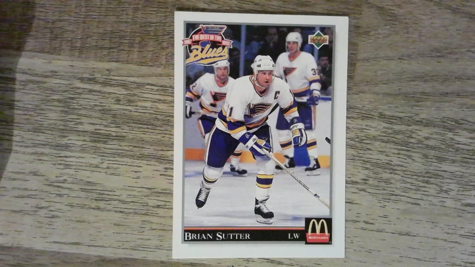 Blues Brian Sutter 1992 Upper Deck 1992 Upper Deck
