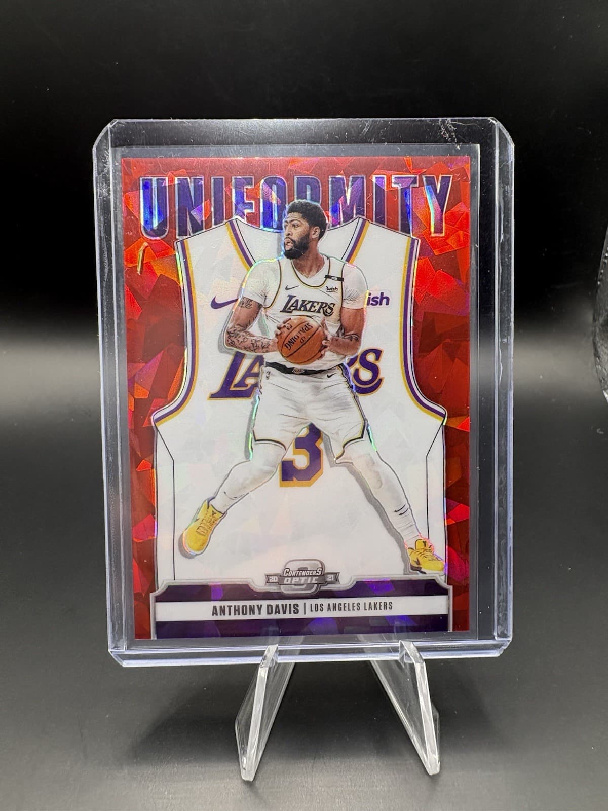 Uniformity Anthony Davis 2020 Panini Contenders 2020 Panini Contenders