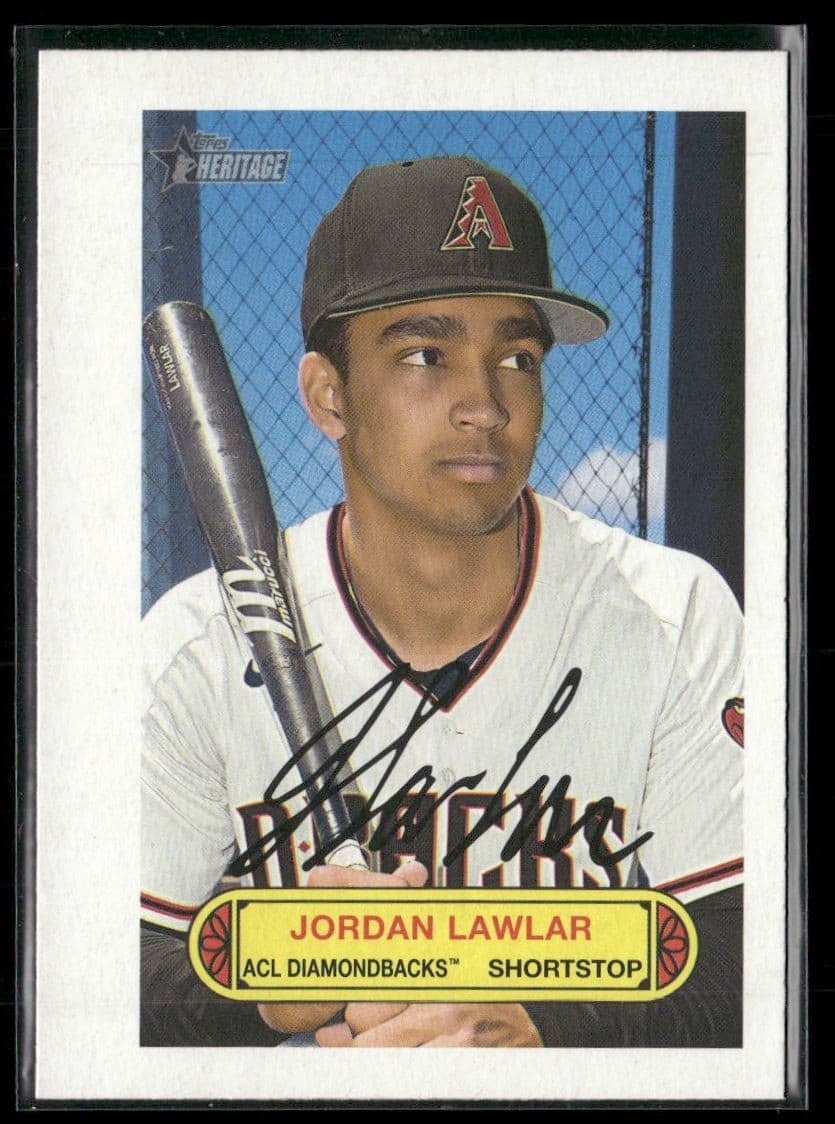 Jordan Lawlar Minor 2022 Topps Heritage