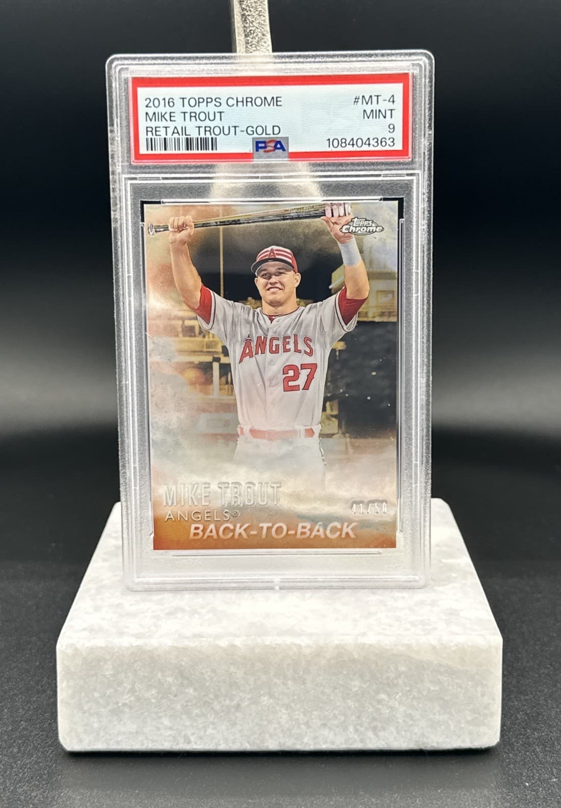 Retail Trout 2016 Topps Chrome 2016 Topps Chrome gold
