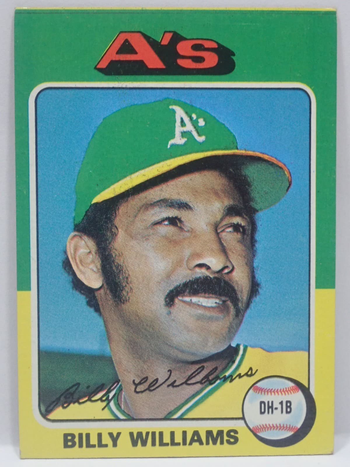 BILLY WILLIAMS BASEBALL VINTAG 1975 Topps