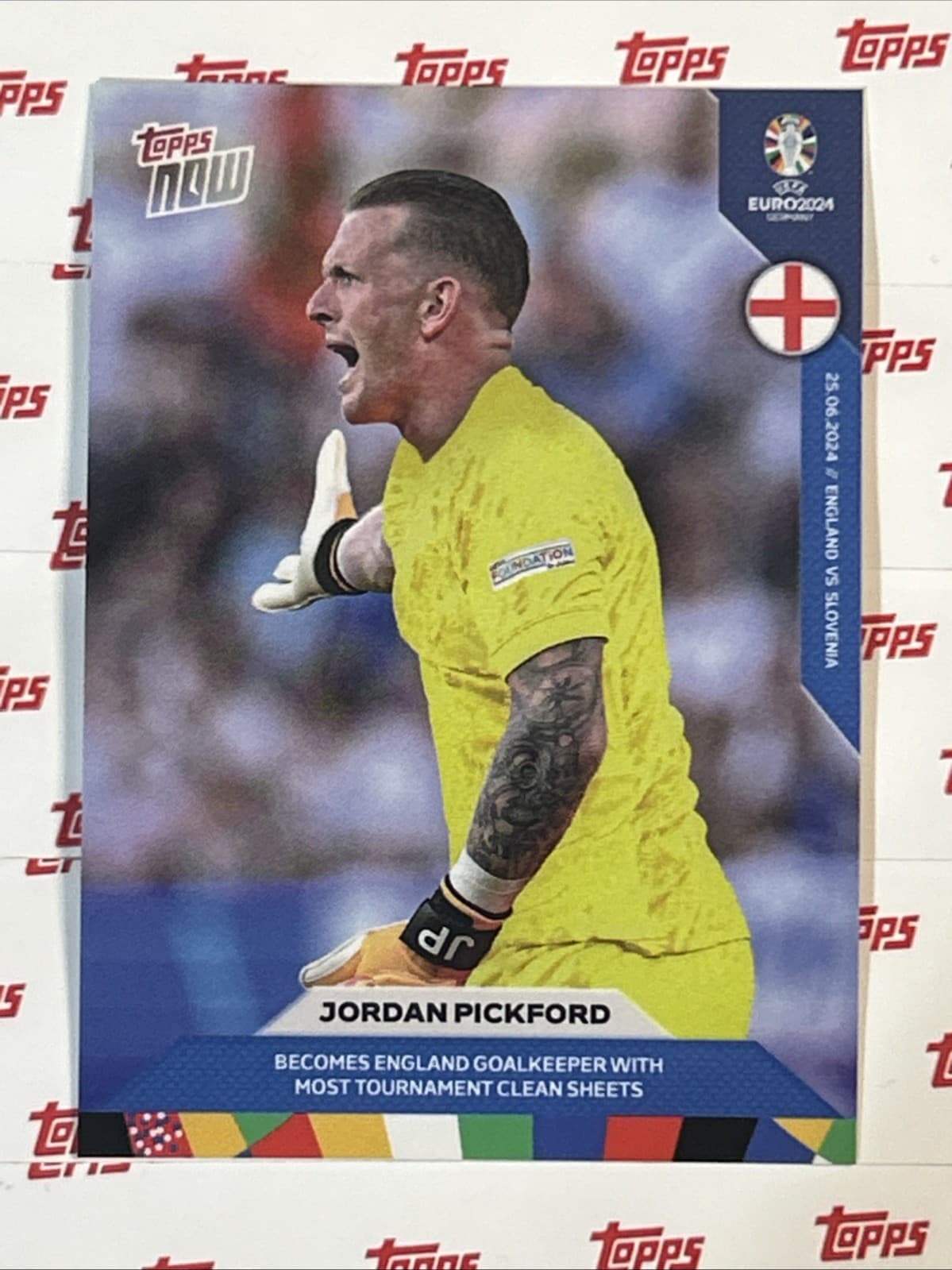 Jordan Pickford 2024 Topps 2024 Topps