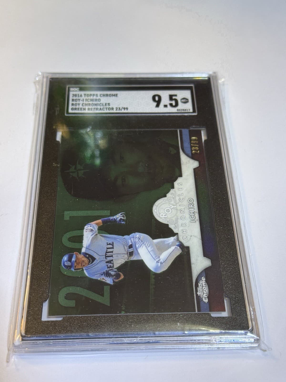Ichiro Suzuki 2016 Topps Chrome 2016 Topps Chrome green-refractor