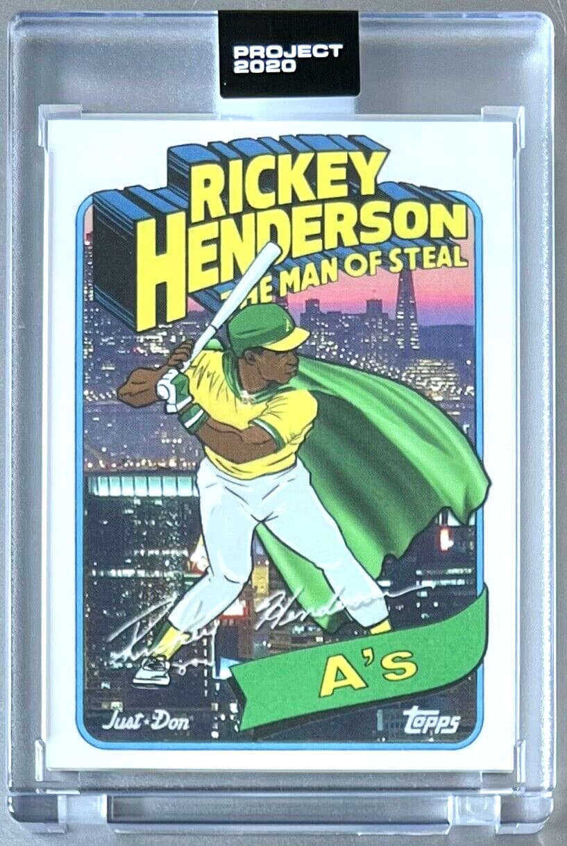 PROJECT RICKEY HENDERSON by DO 2020 Topps 2020 Topps