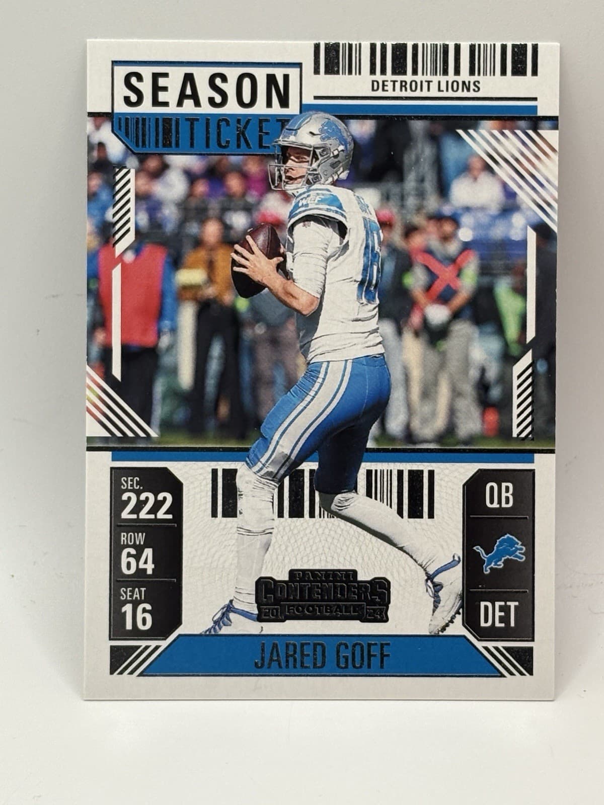 Football Jared Goff 2024 Panini Contenders 2024 Panini Contenders