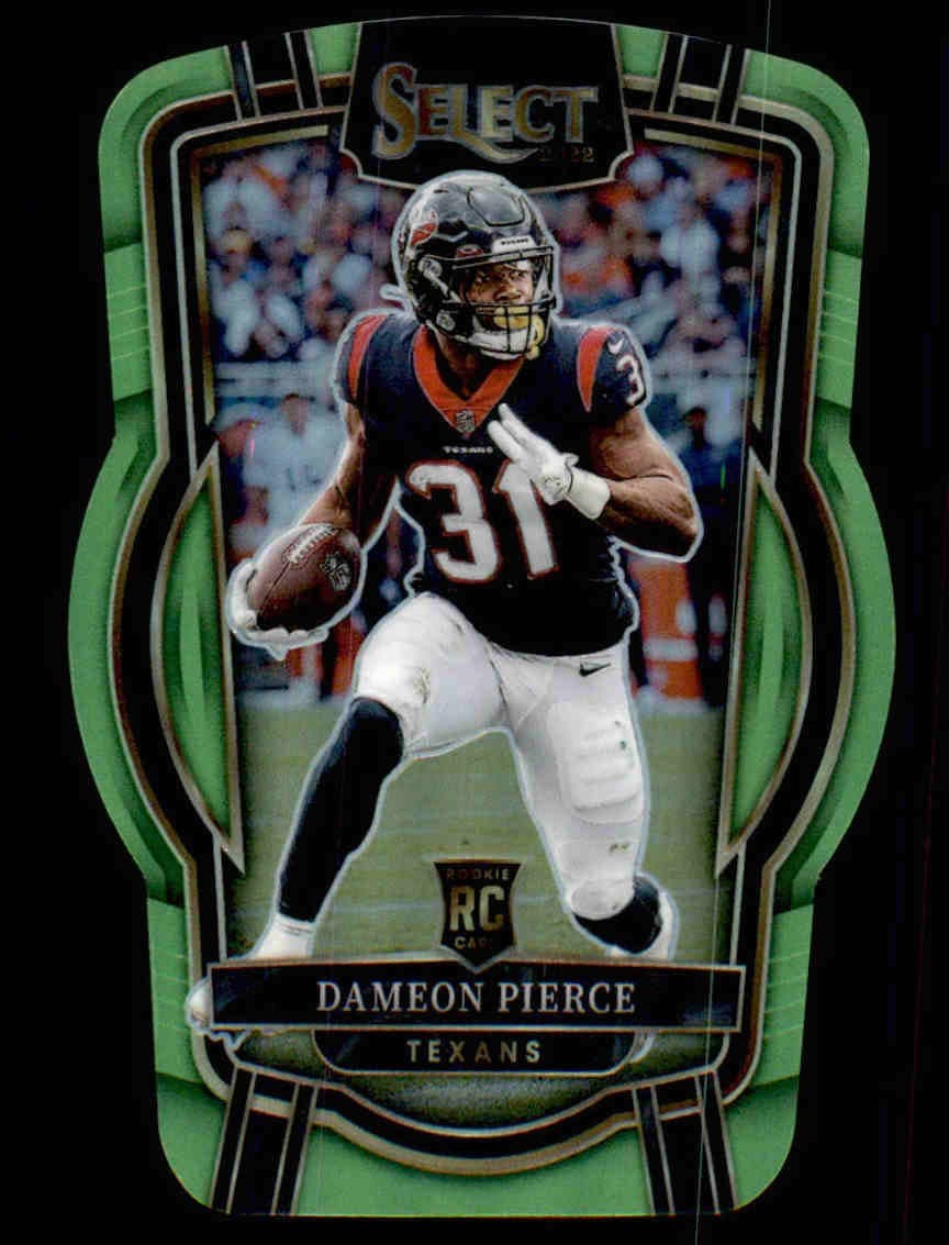 Dameon Pierce 2022 Panini Select 2022 Panini Select green-neon