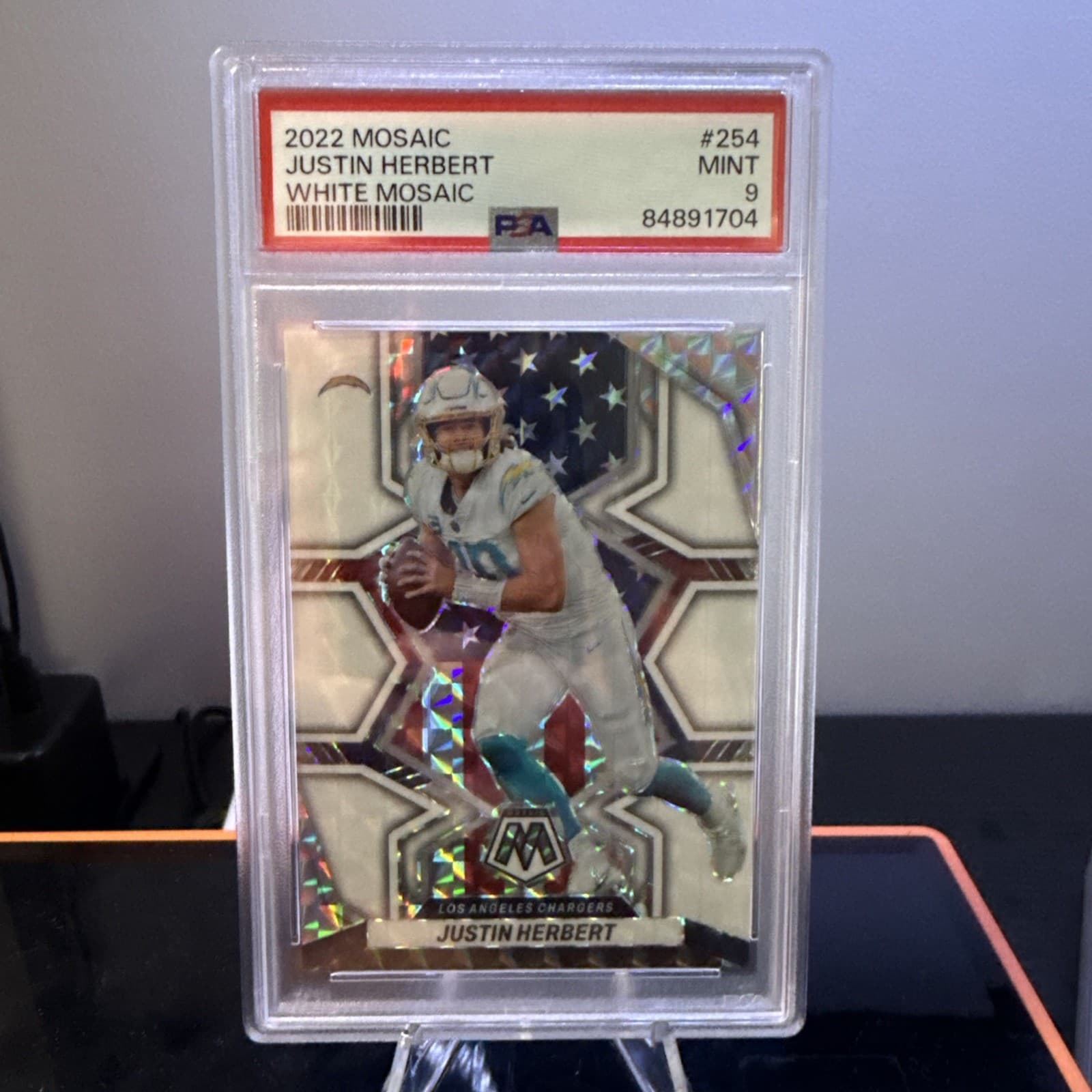 Justin Herbert White 2022 Panini Mosaic 2022 Panini Mosaic