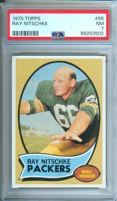Ray Nitschke trading card