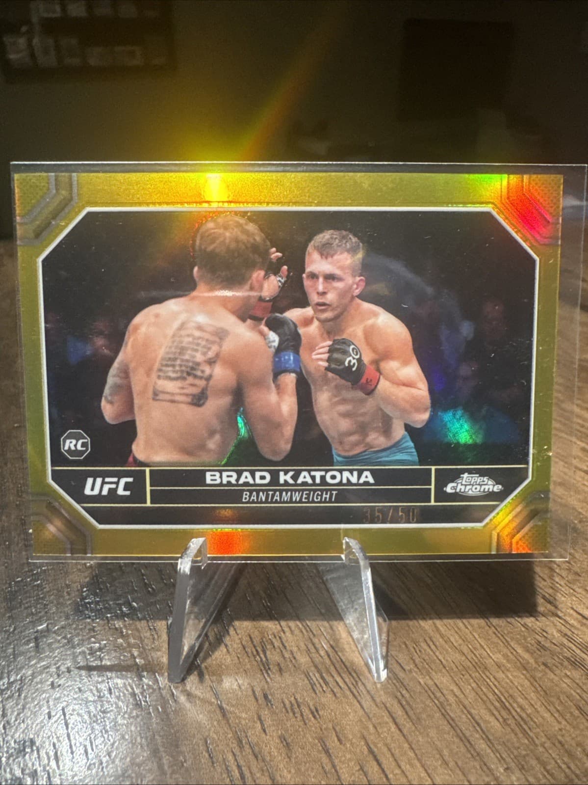 Brad Katona Gold 2024 Topps Chrome 2024 Topps Chrome gold-refractor