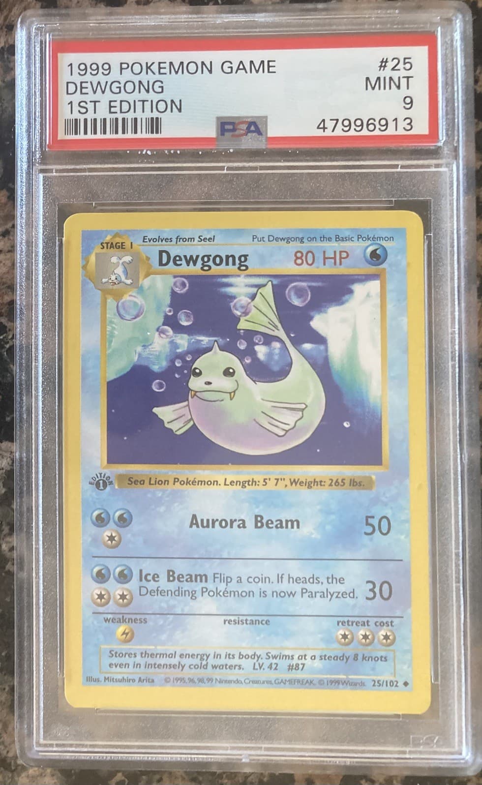Dewgong 1999 pokemon_tcg