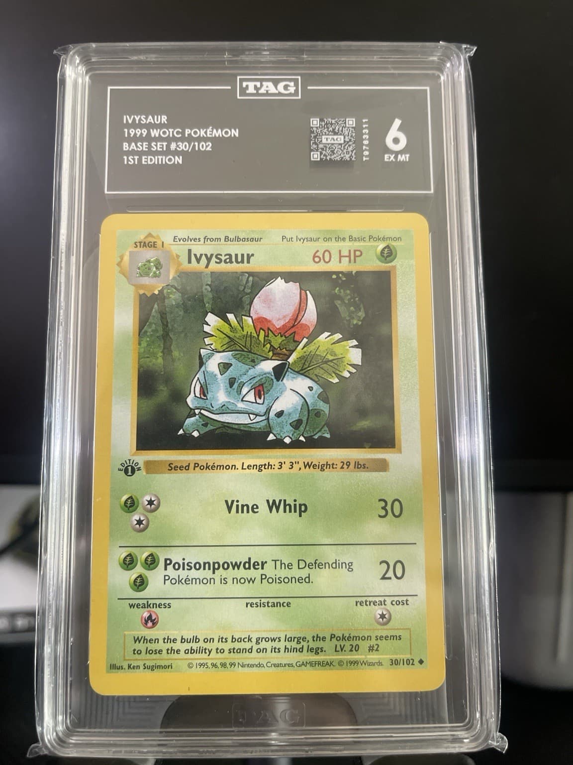 Ivysaur 1999 pokemon_tcg
